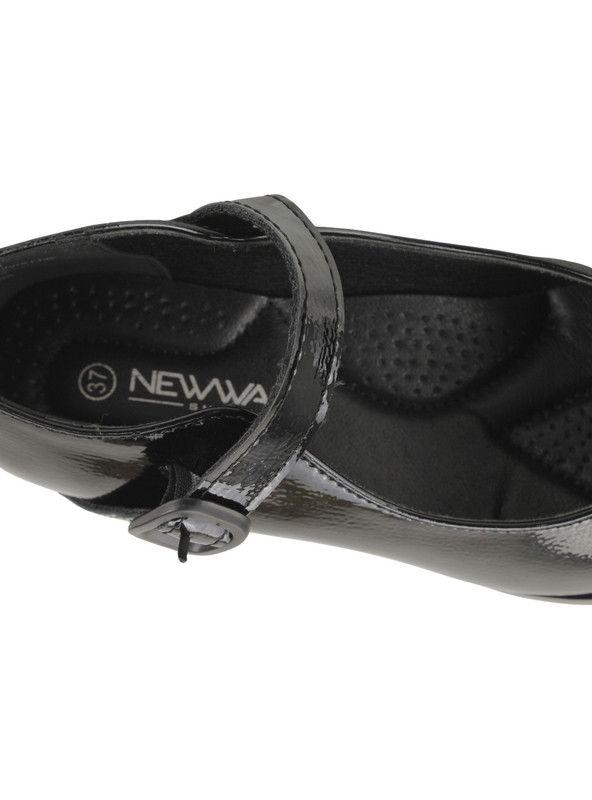 Zapato New Walk Confort Negro Brillante-3