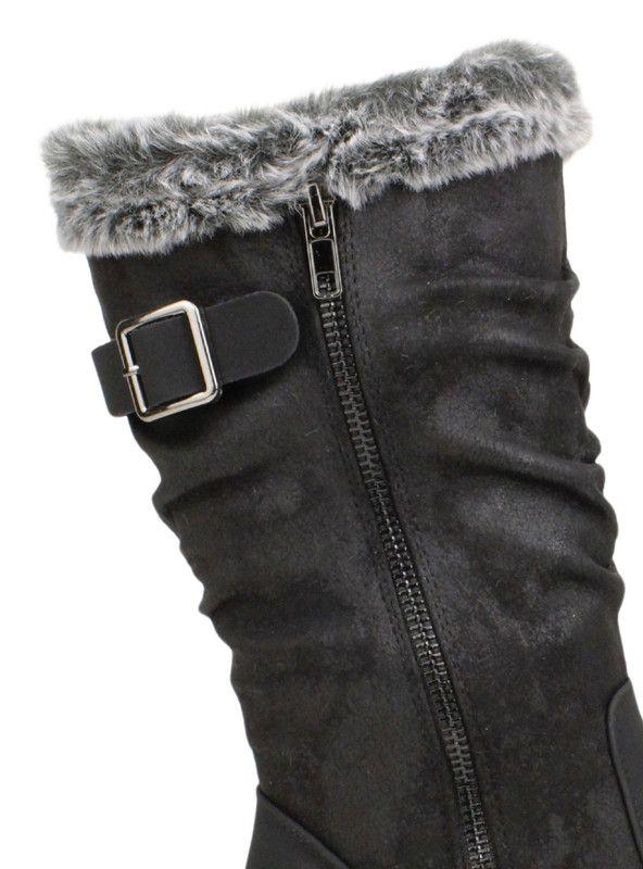 Bota New Walk Suey Corta Negra-4