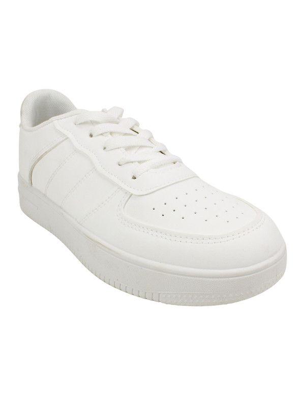 Zapatilla New Walk Escolar Adolescente Blanca-2