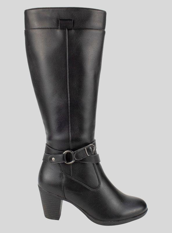 Bota New Walk Club Larga Negra-0