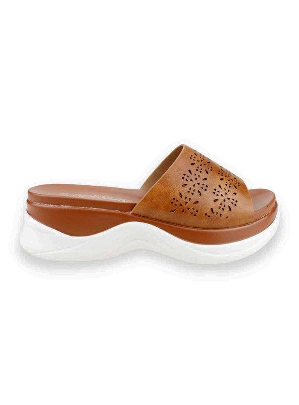 Sandalia New Walk Chunky Marrón-0
