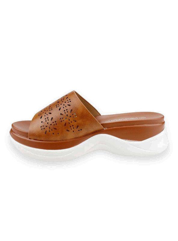 Sandalia New Walk Chunky Marrón-2