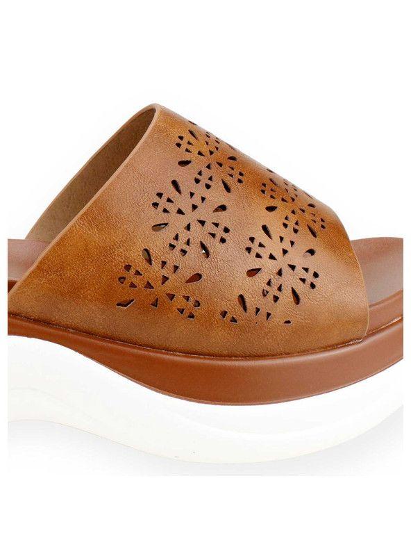 Sandalia New Walk Chunky Marrón-3