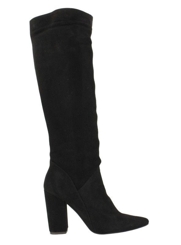 Bota Exs Gamuza Larga Negra-0