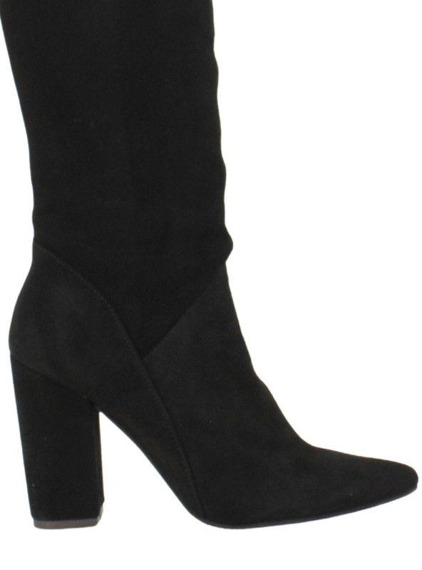 Bota Exs Gamuza Larga Negra-3