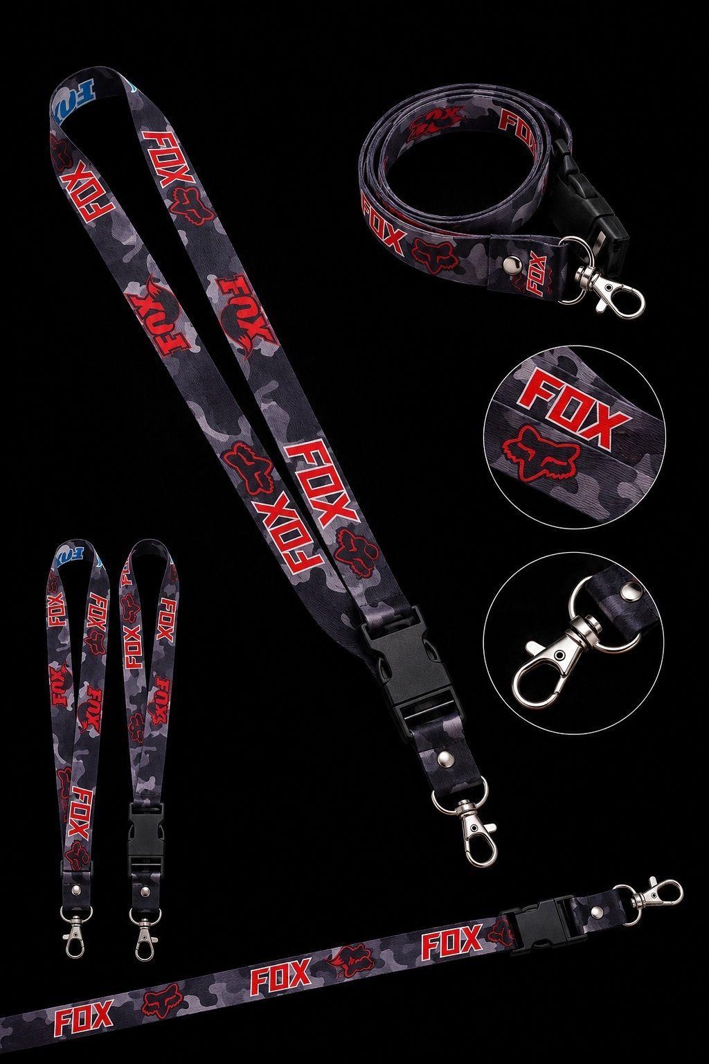 Lanyard Llavero Largo Fox-1