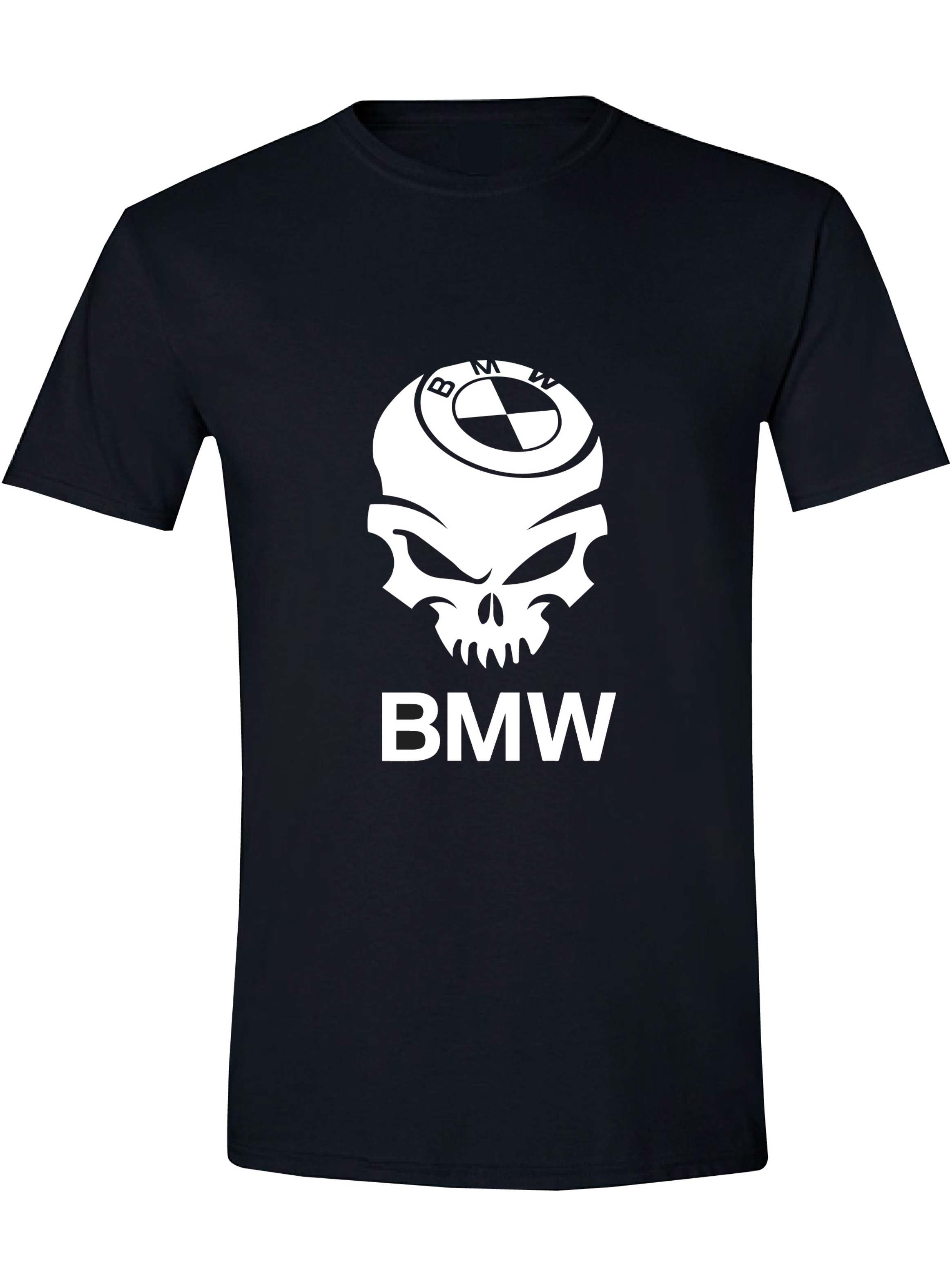 Polera Manga Corta BMW Calavera-0