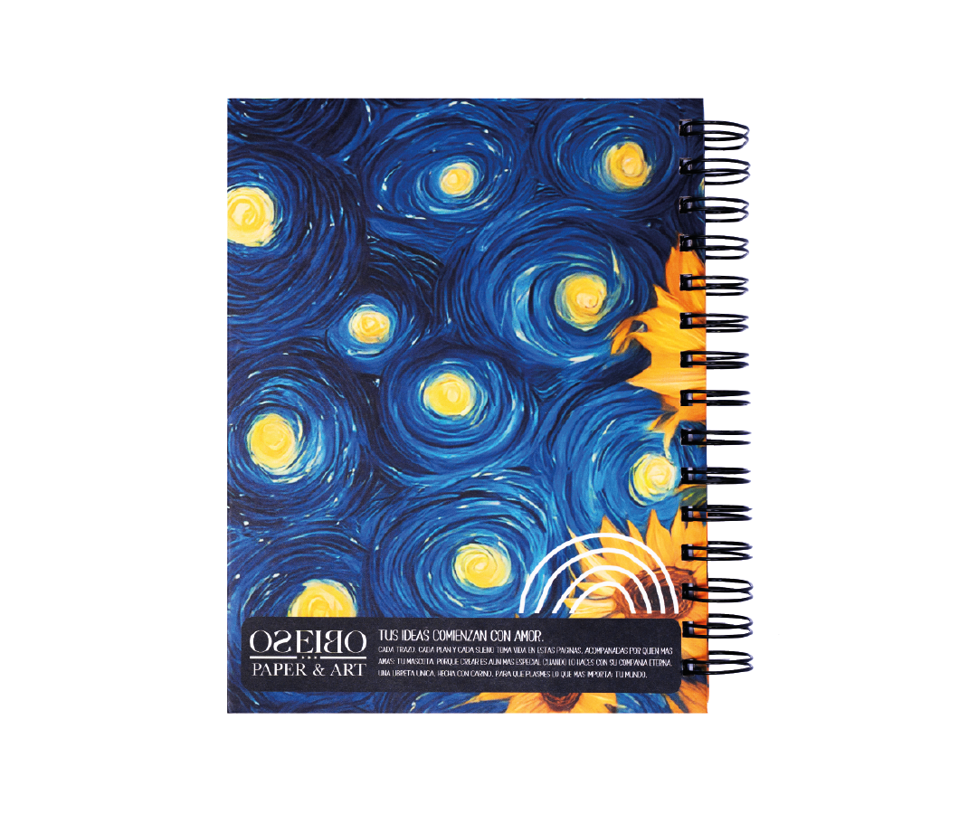LIBRETA GATO BICOLOR GRIS CON BLANCO, OSEIBO ART-1