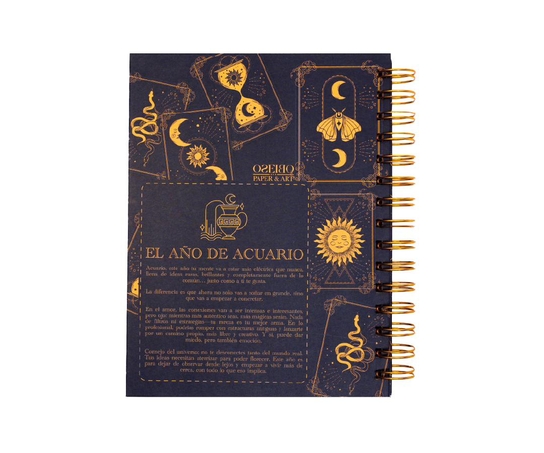 LIBRETAS ZODIACO ACUARIO, OSEIBO ART-3
