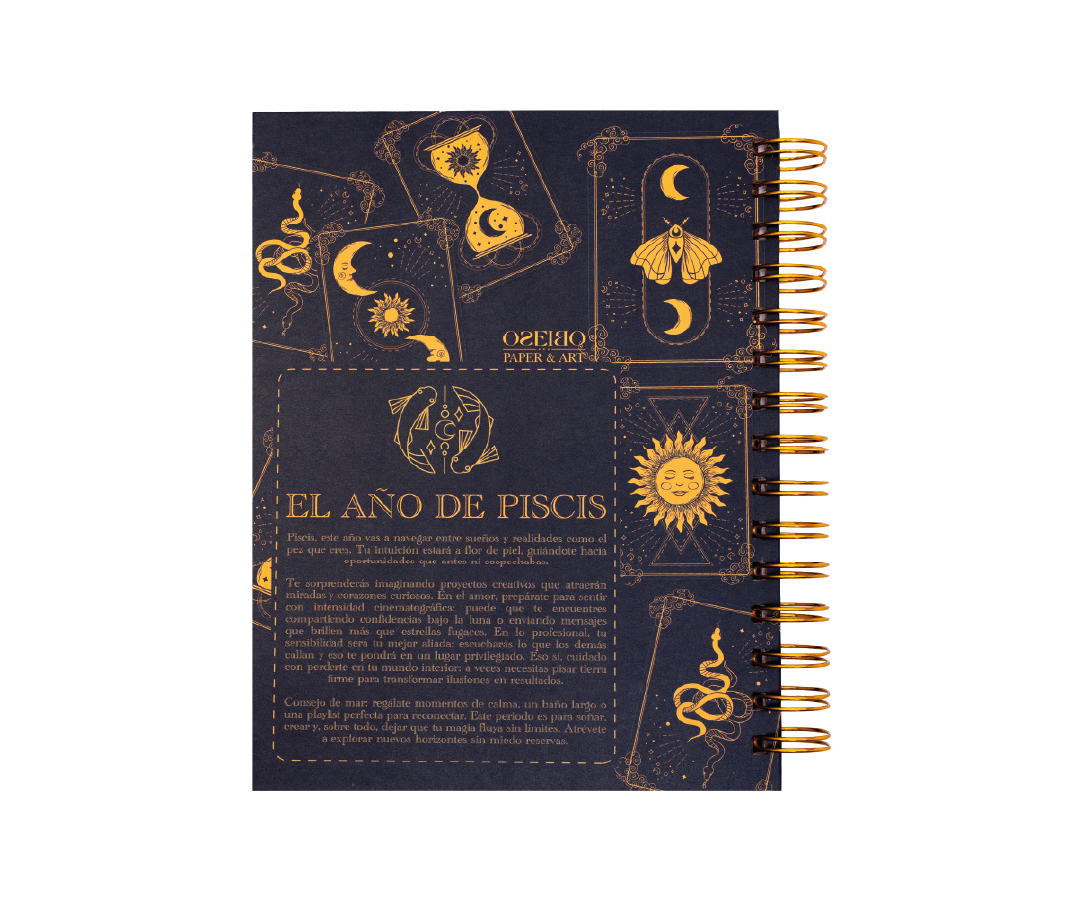 LIBRETAS ZODIACO PISCIS, OSEIBO ART-3