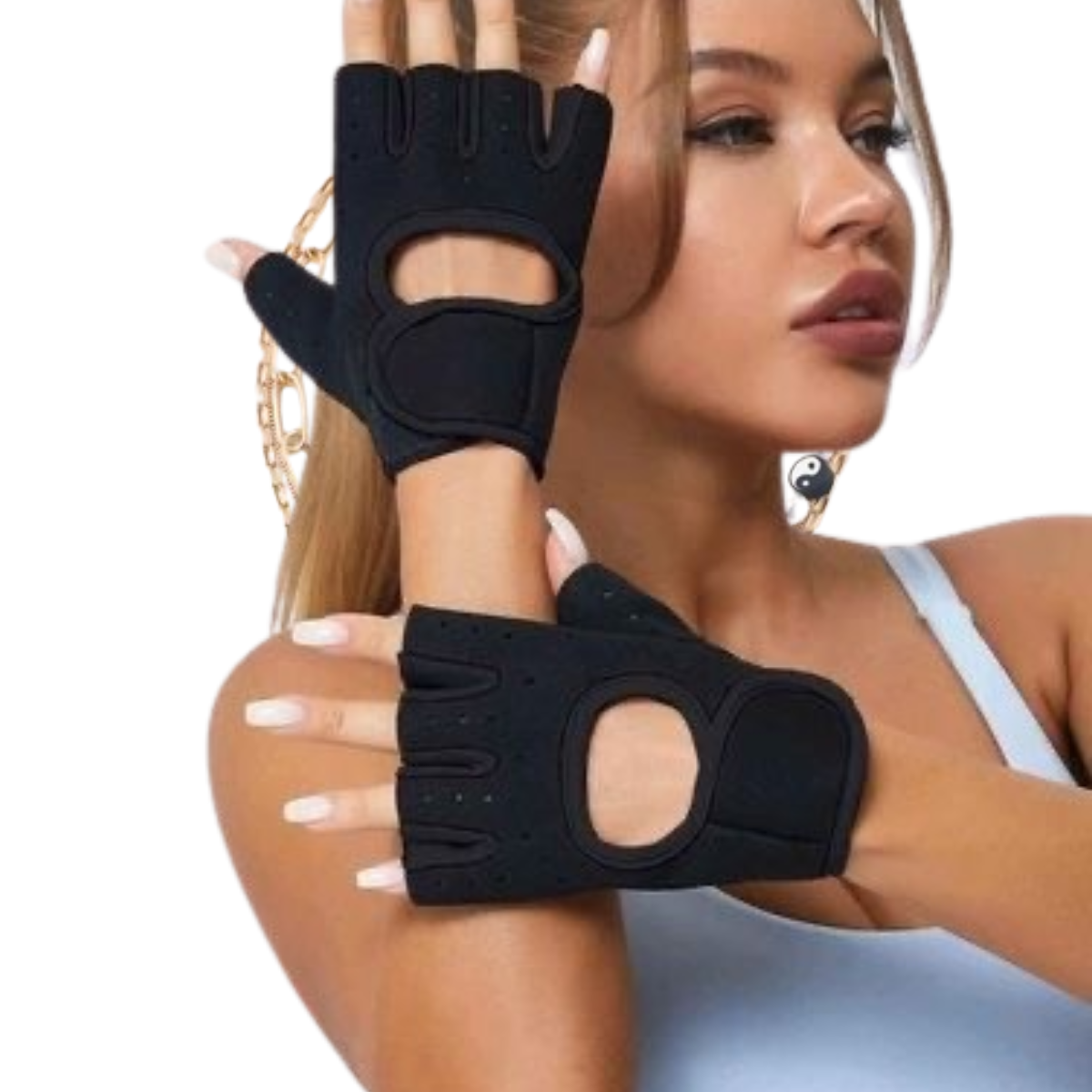 Guantes Par Gym Entrenamiento Pesas Gimnasio-0