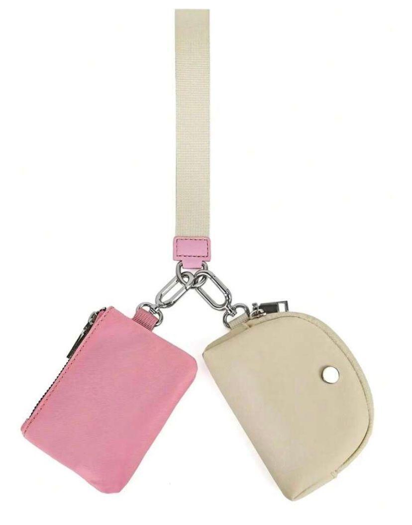 Mini cartera con cremallera estilo monedero-1