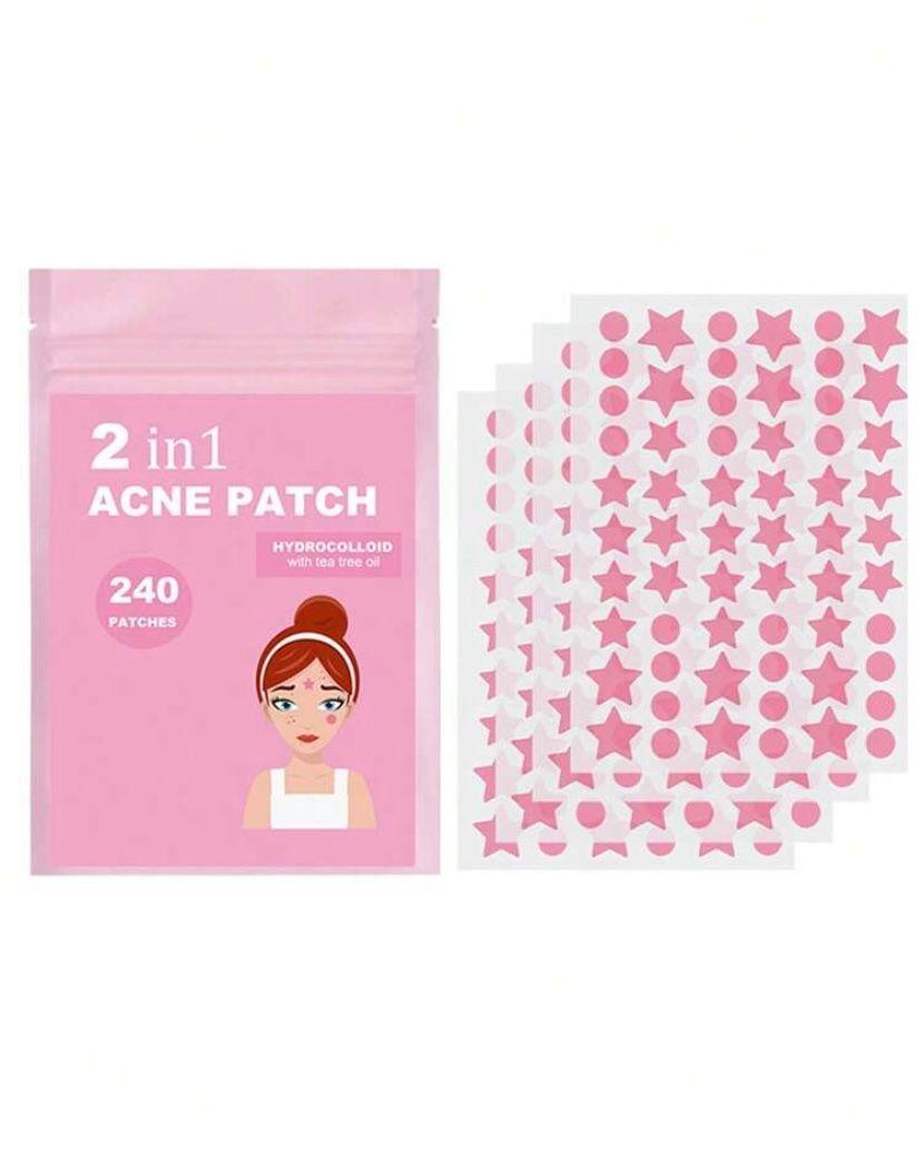 Parche Para Acné Rosados 240 Und todo tipo de piel-0