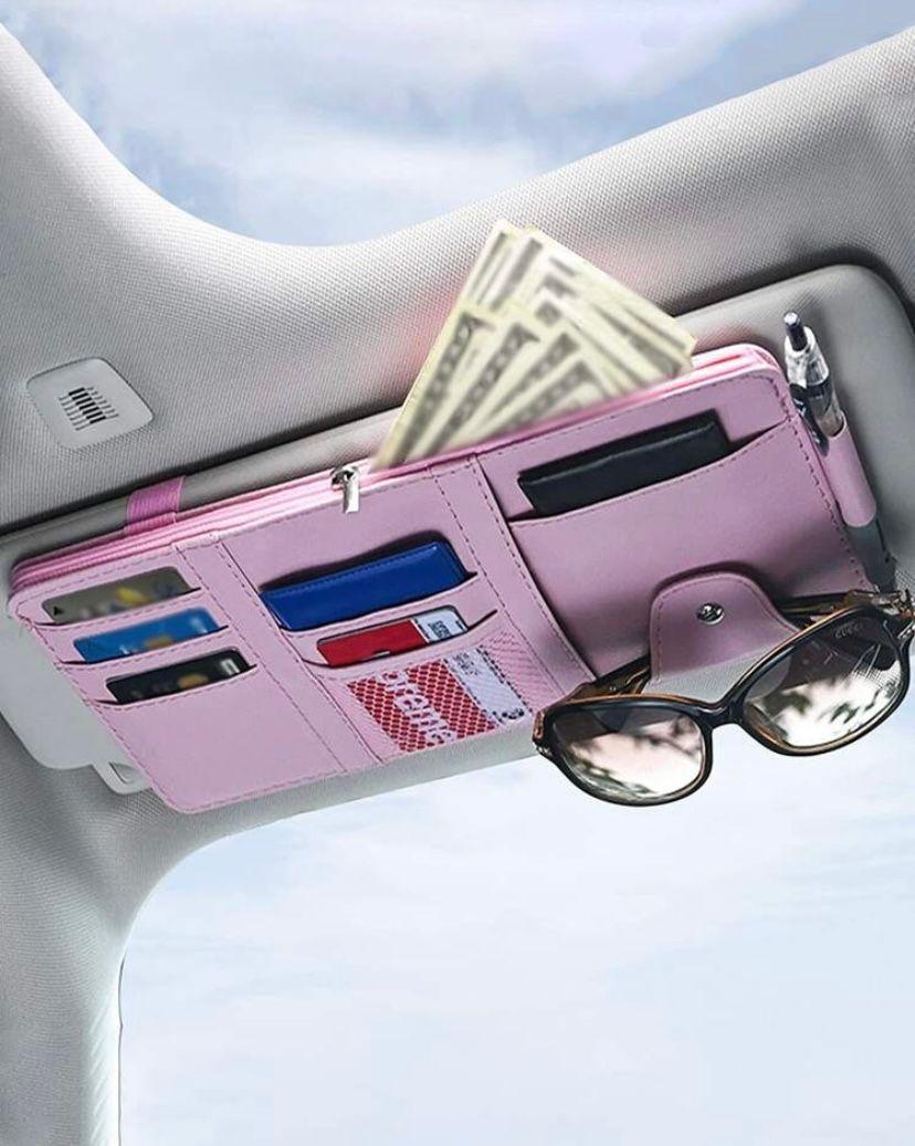 Clip Multifuncional Rosado Parasol De Coche-1