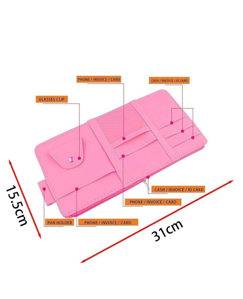 Clip Multifuncional Rosado Parasol De Coche-2