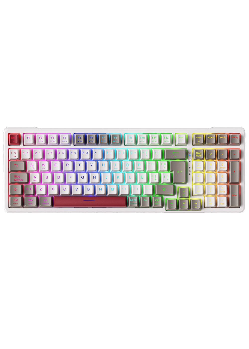 Teclado Mecánico Thunderobot K98 Gasket Rgb Hot Swap Switch Red Español-3