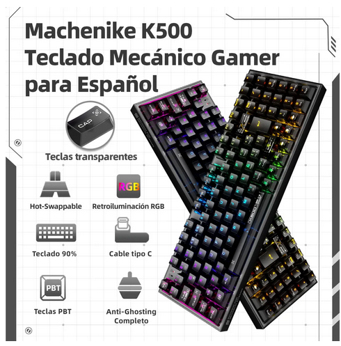 K500 B94 WIRED RGB BT RED SWITCH ES LA-2
