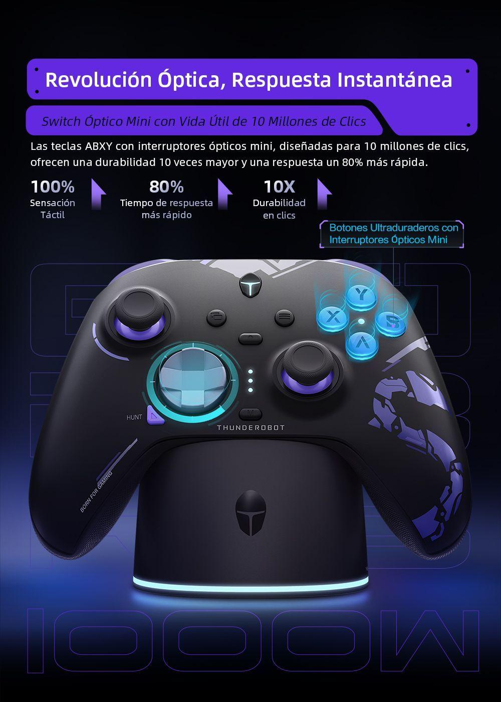 Control Gamer Thunderobot G80 Gamepad Negro-6