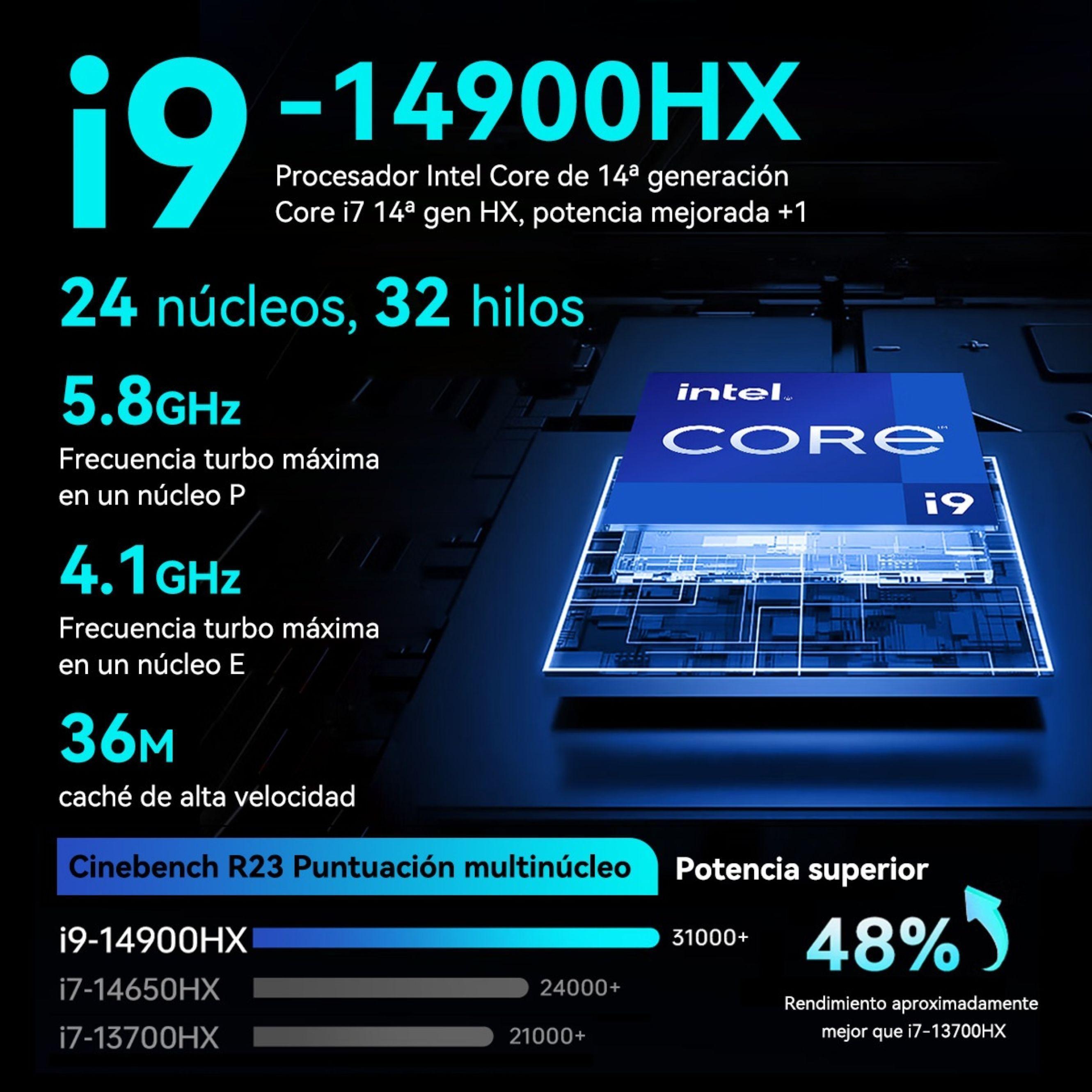 Notebook Thunderobot i9-14900HX, RTX5060 8GB, RAM 32GB, 1TB SSD, 16" QHD, ZERO16-3