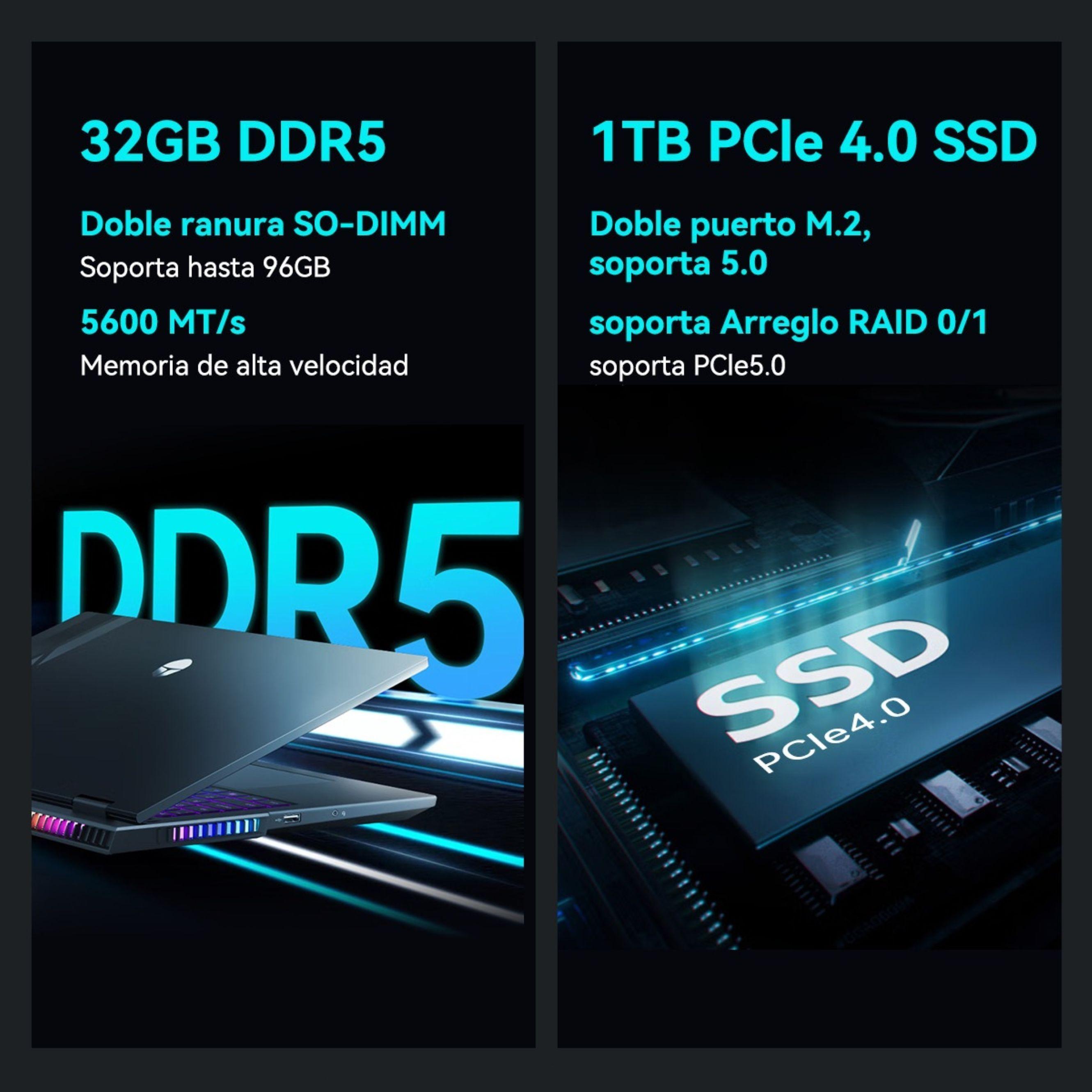 Notebook Thunderobot i9-14900HX, RTX5060 8GB, RAM 32GB, 1TB SSD, 16" QHD, ZERO16-6