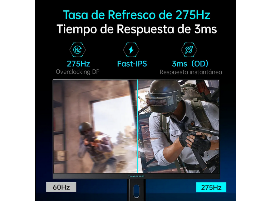 27 Monitor Gamer Pc Thunderobot Qhd 260hz Hdr400 Ajustable-3