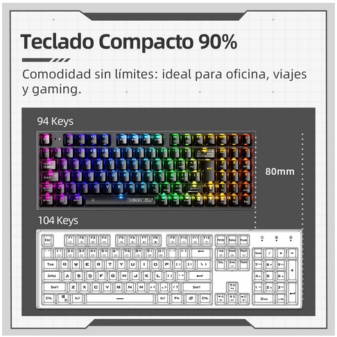 K500 B94 WIRED RGB BT BROWN SWITCH ES LA-6