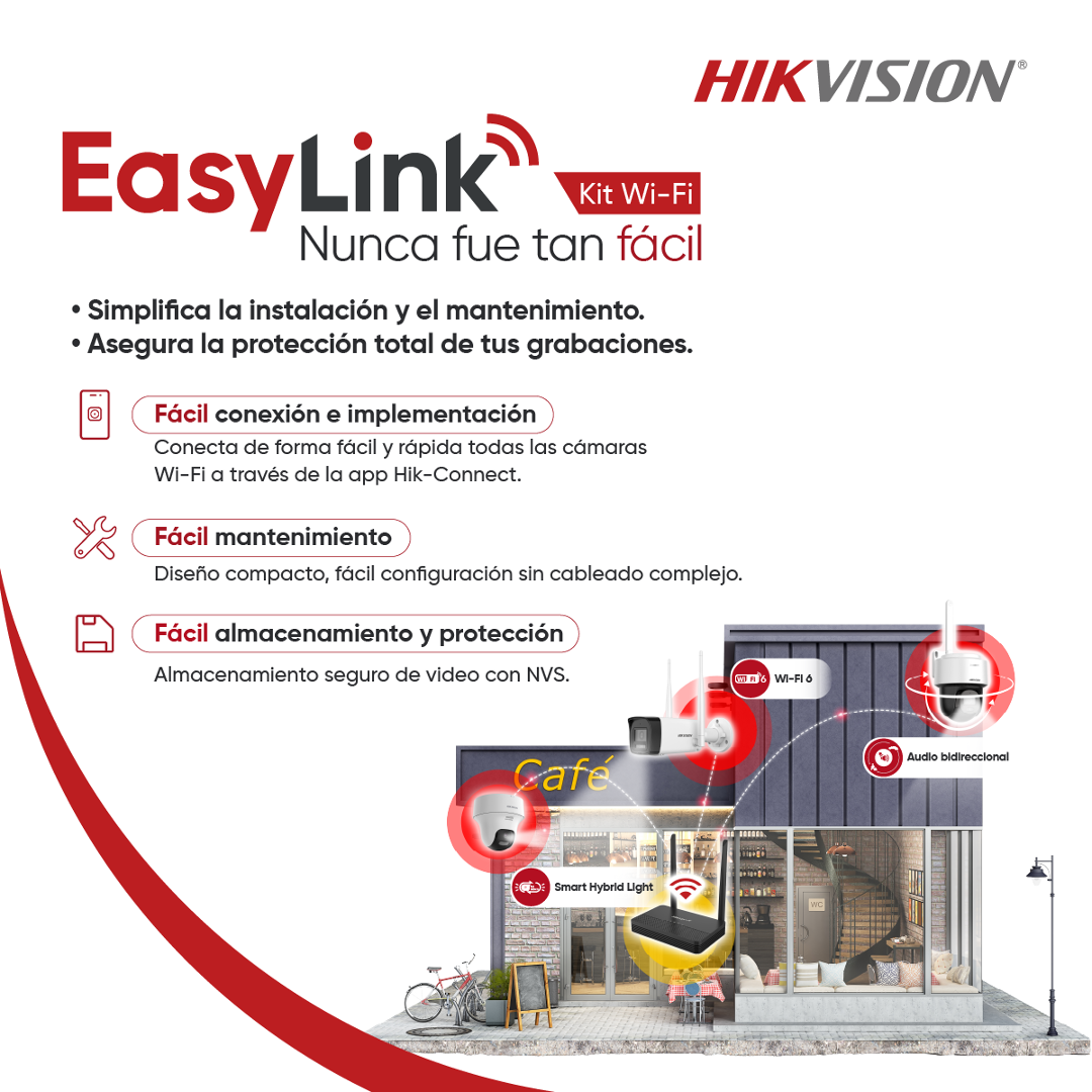 Kit Camaras de Seguridad Hikvision EasyLink Wifi-3