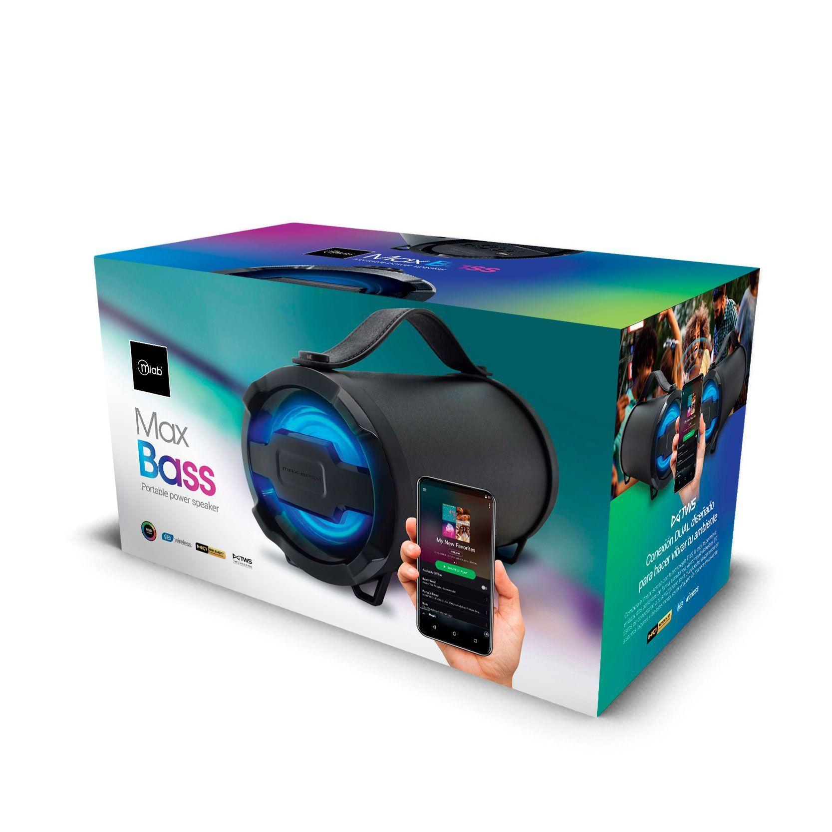 Parlante Port til Bluetooth TWS Max Bass Mlab-2