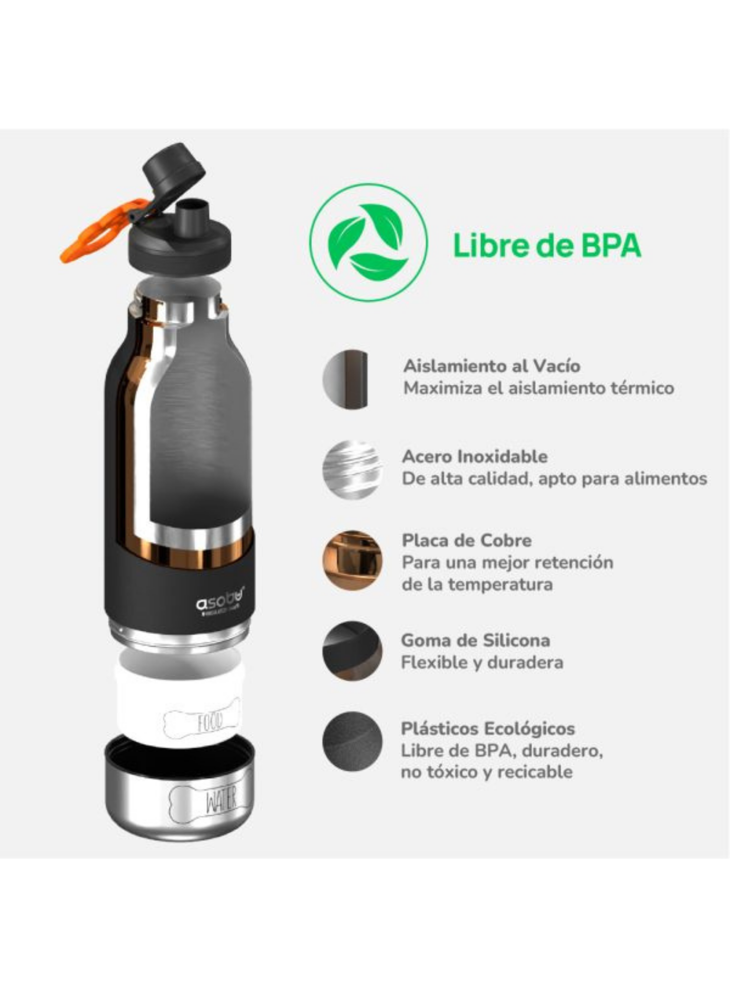 Buddy para compartir con tu mascota Naranja Pastel-5
