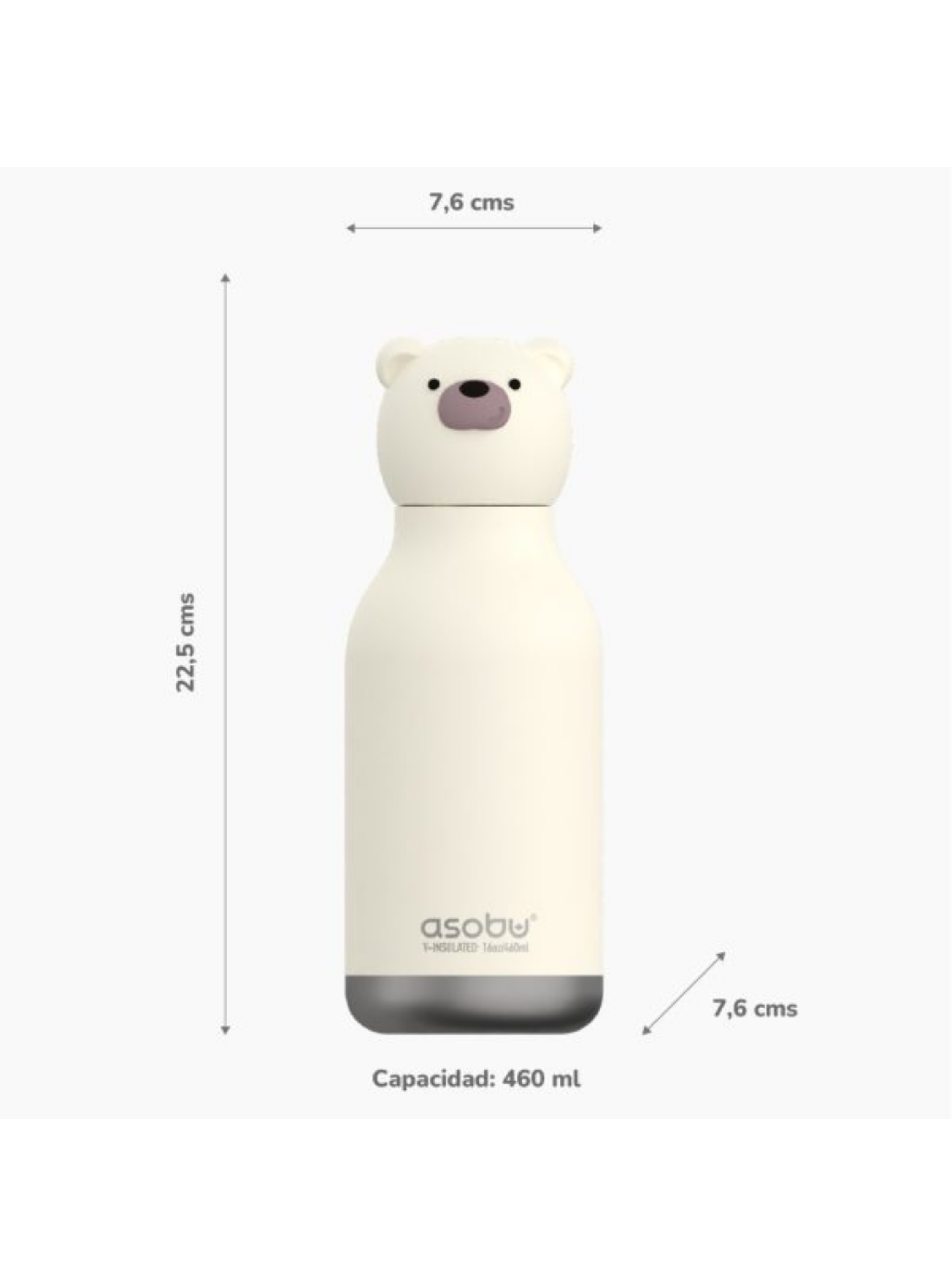 Bestie Oso polar Botella Termica-4