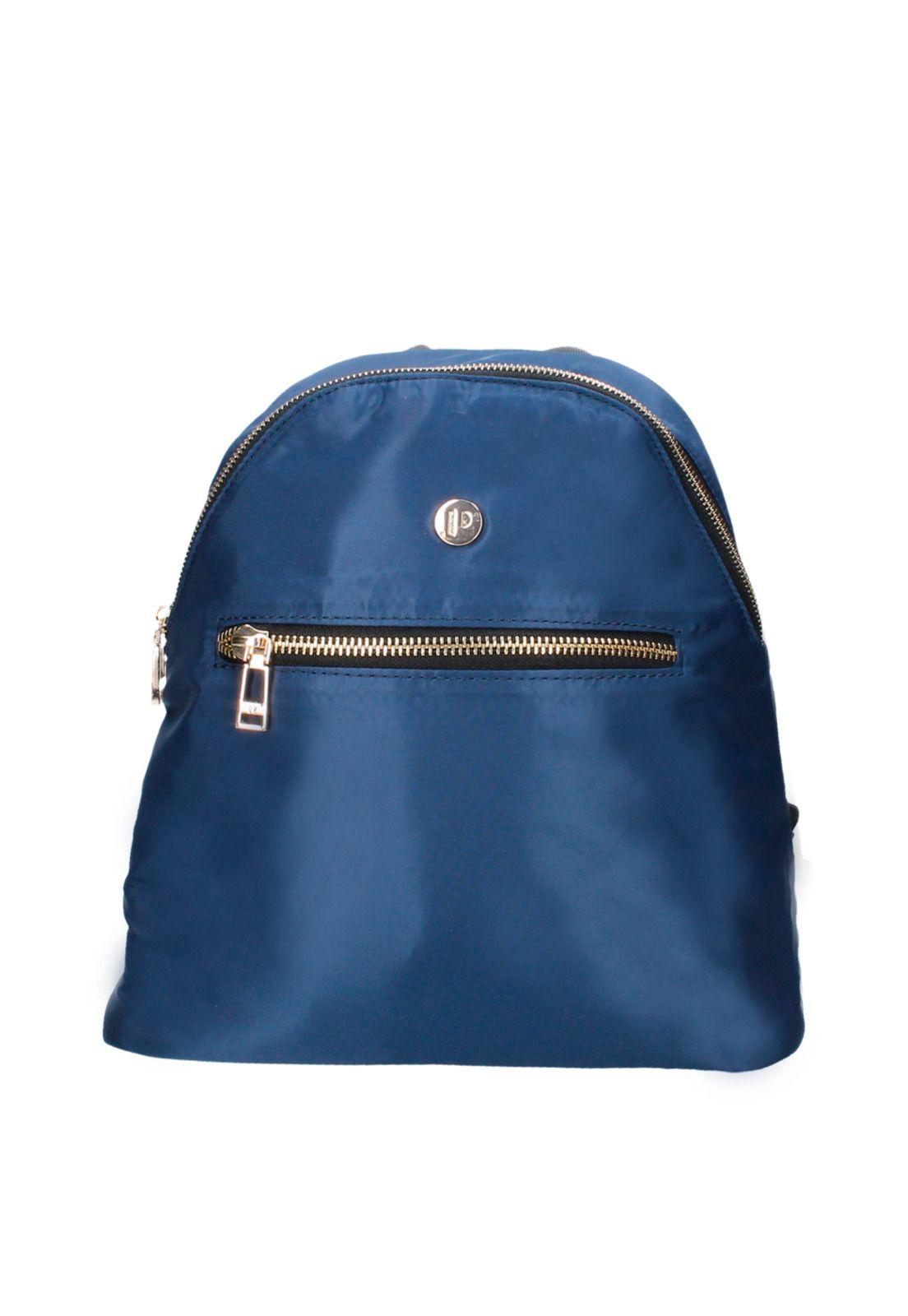 Mochila Mujer Azul Pollini-0