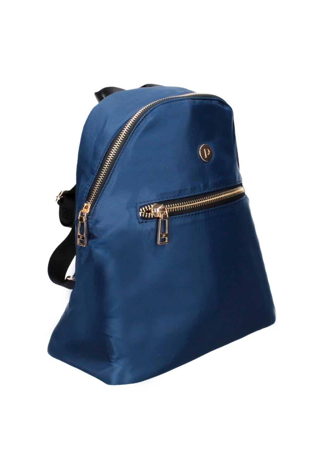Mochila Mujer Azul Pollini-1