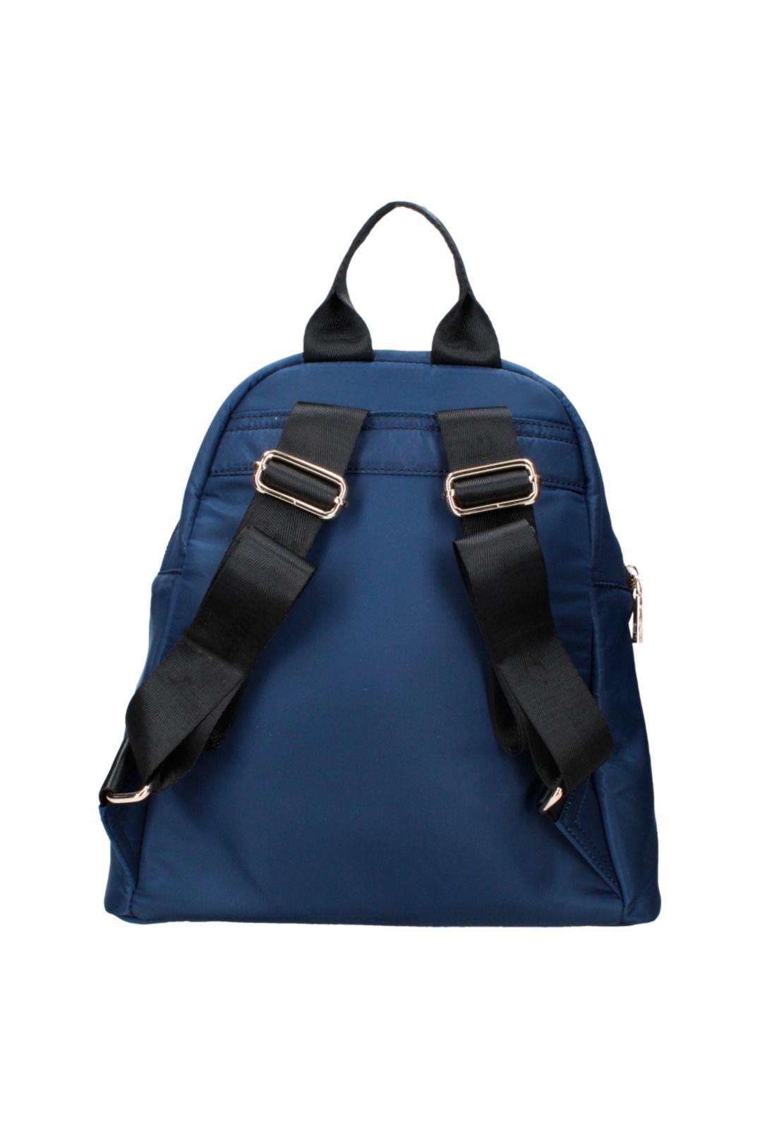 Mochila Mujer Azul Pollini-2
