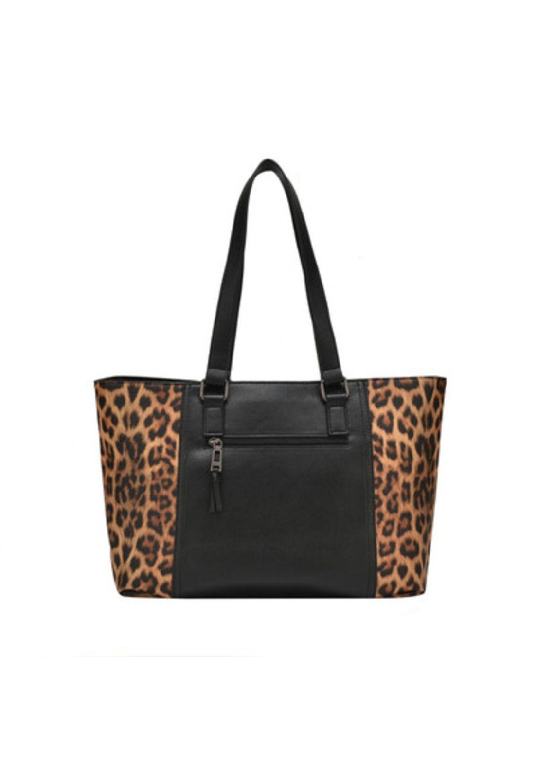 Cartera Tote Animal Print Pollini-2
