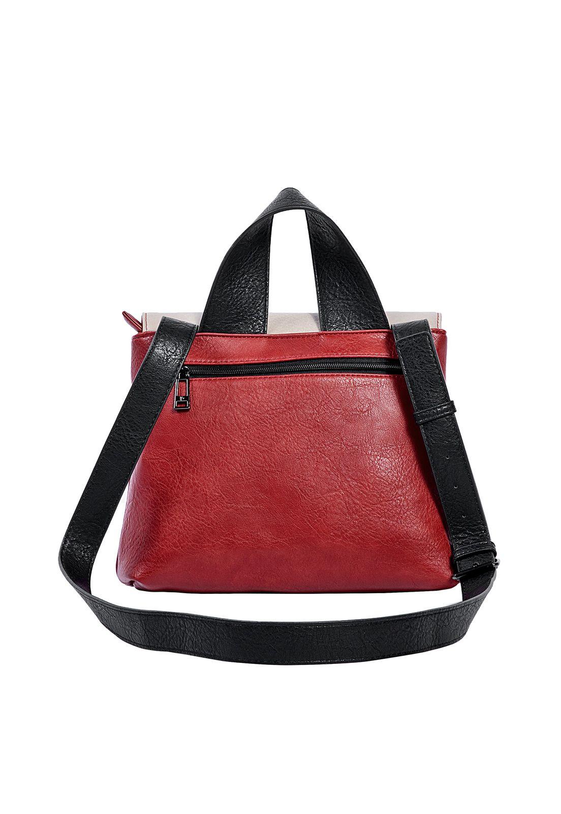 Cartera Bandolera Rojo Pollini-2