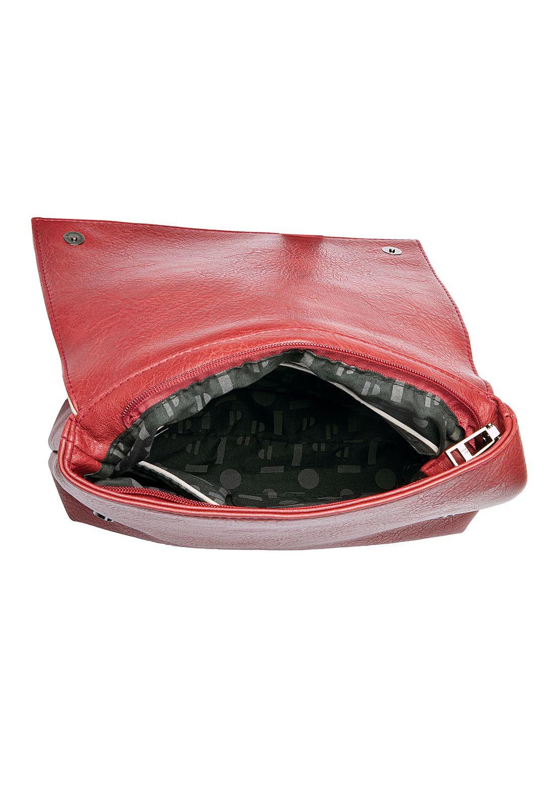 Cartera Bandolera Rojo Pollini-3