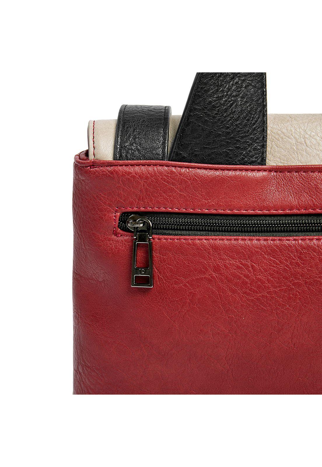 Cartera Bandolera Rojo Pollini-4