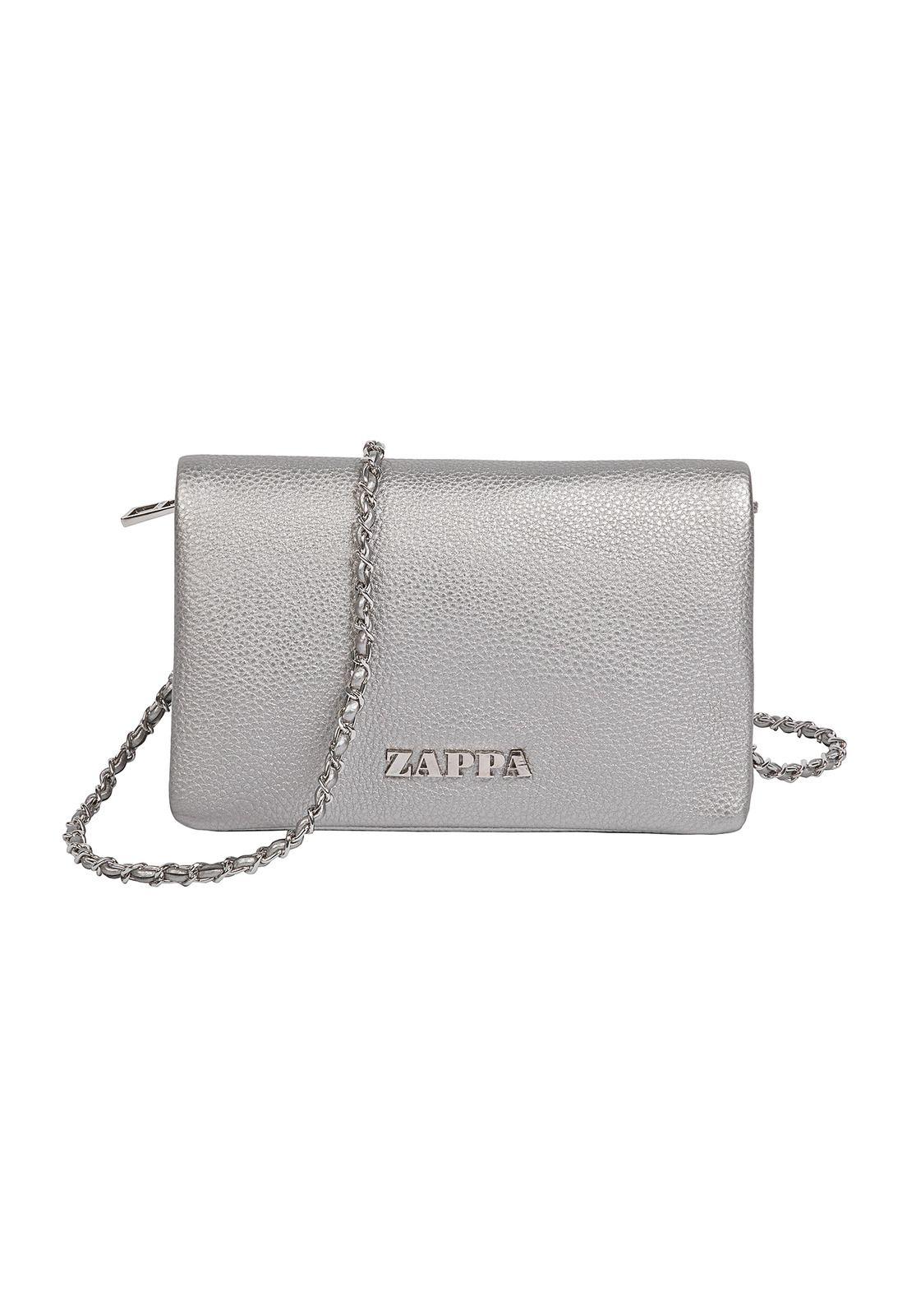 Cartera Fiesta Plateado Pollini-0