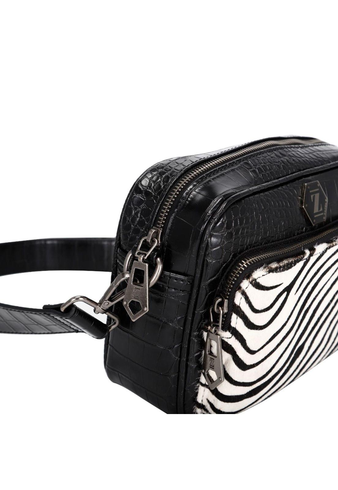 Cartera PU + aplicación Cuero Natural Animal Print Zappa-3