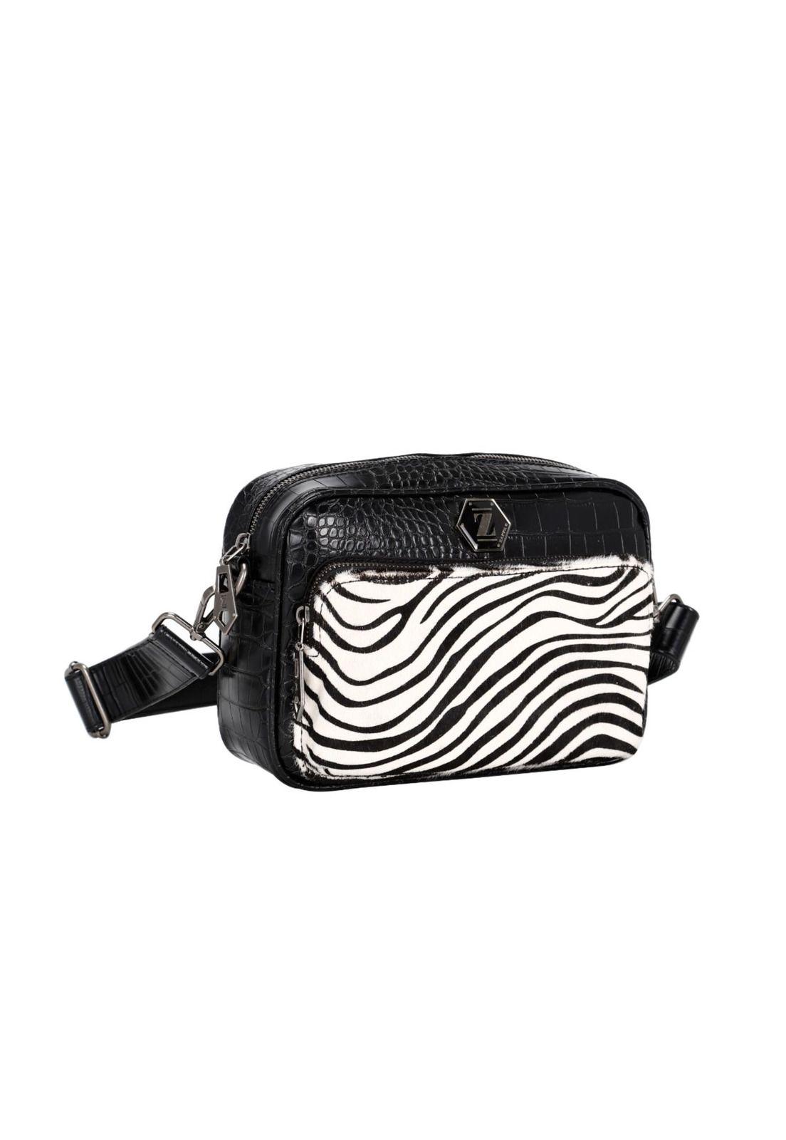 Cartera PU + aplicación Cuero Natural Animal Print Zappa-5