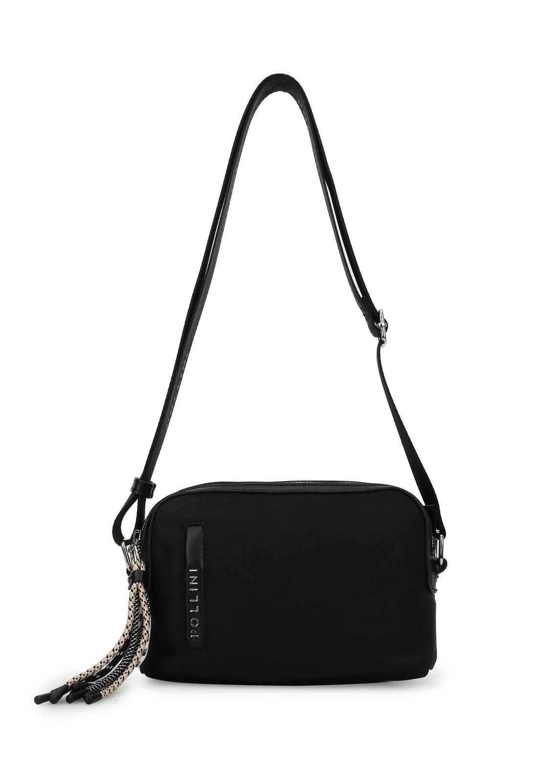 Cartera Bandolera Negro Pollini-0