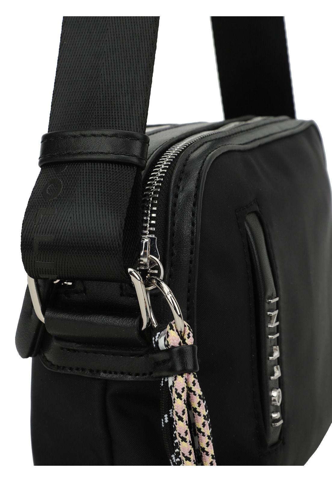 Cartera Bandolera Negro Pollini-5