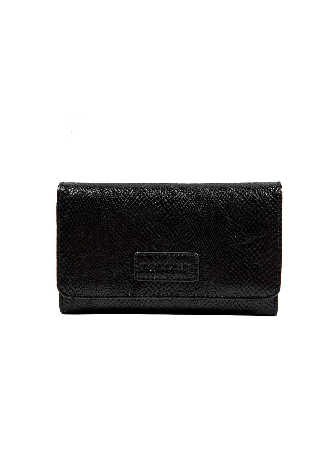 Billetera Mujer Negro Pollini-0