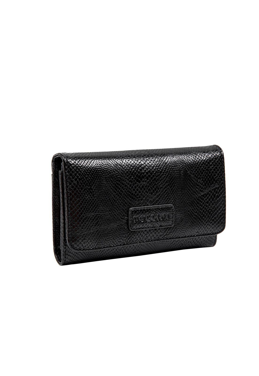 Billetera Mujer Negro Pollini-1