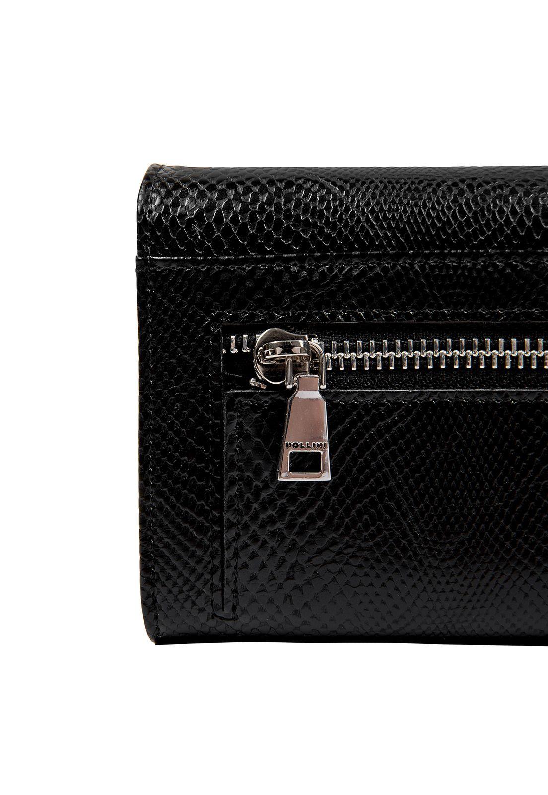 Billetera Mujer Negro Pollini-3