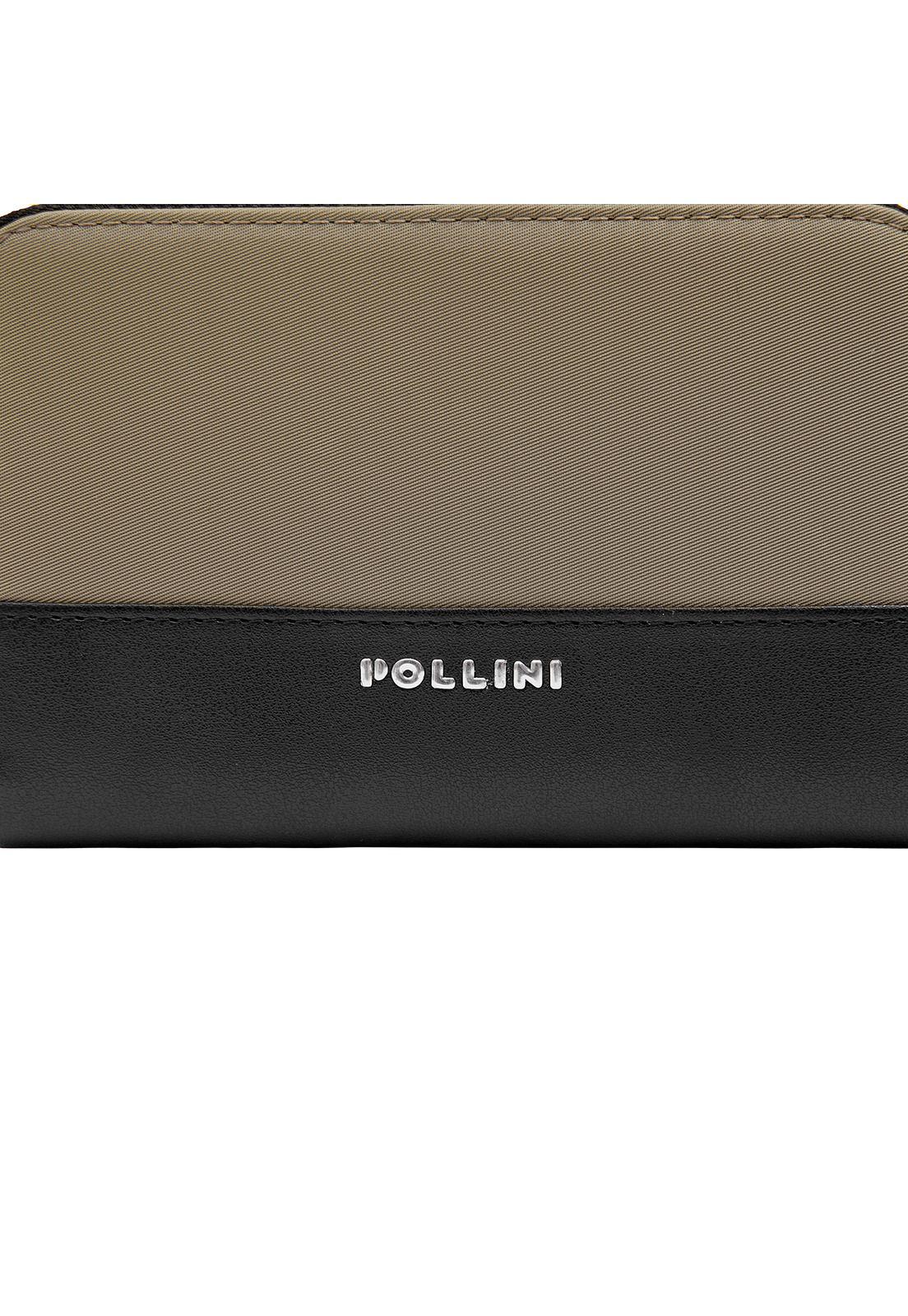 Billetera Mujer Beige Pollini-5