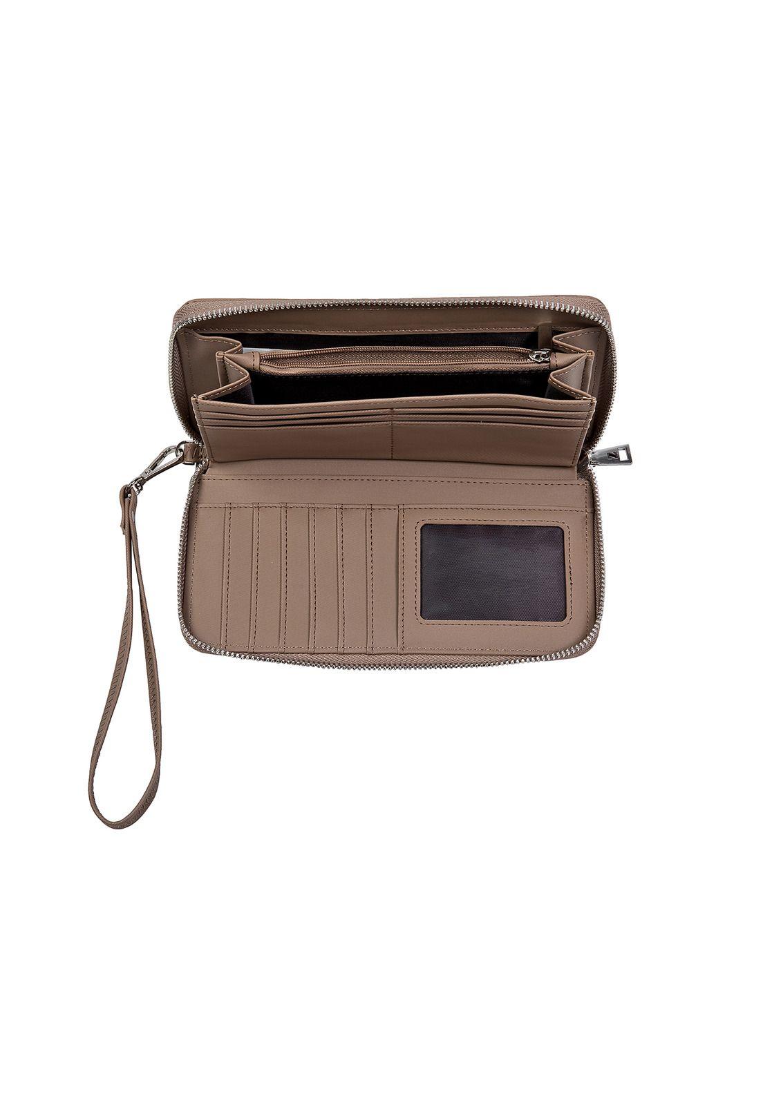 Billetera Mujer Taupe Zappa-2