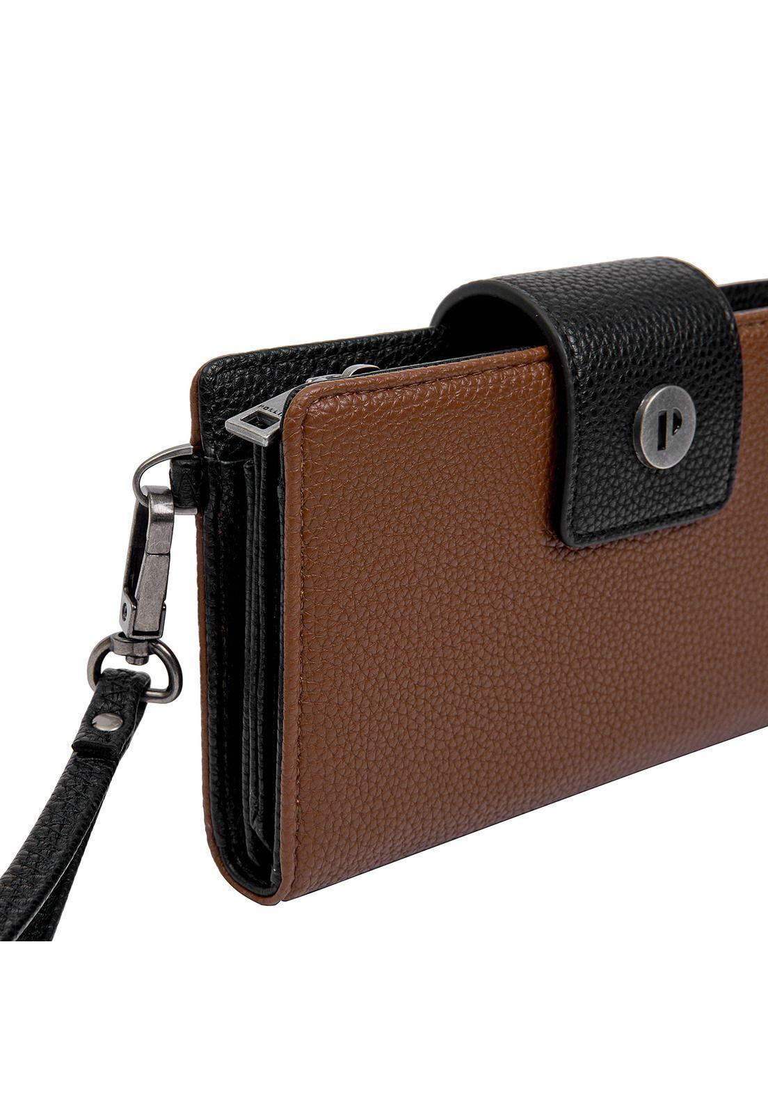 Billetera Mujer Camel Pollini-4