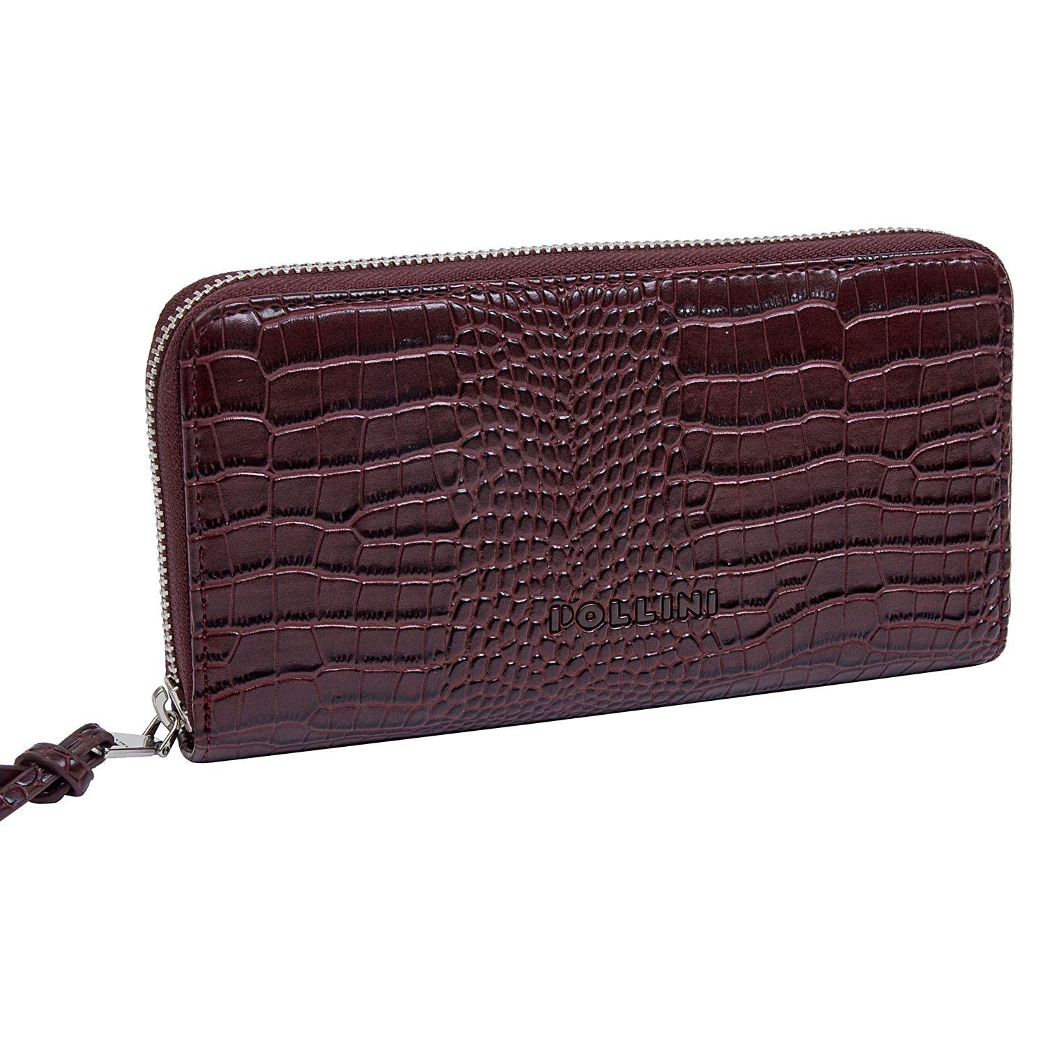 Billetera Mujer Burdeo B106 Pollini-3