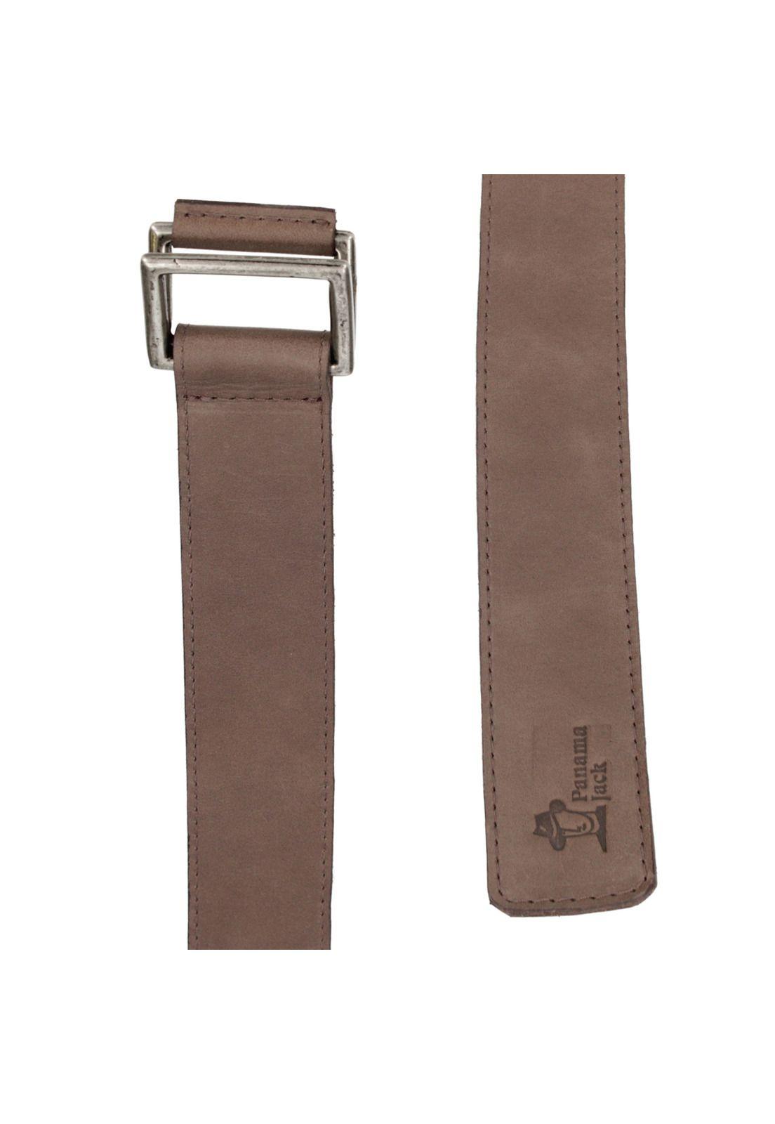 Cinturón Cuero Hombre Tostado Panama Jack-2